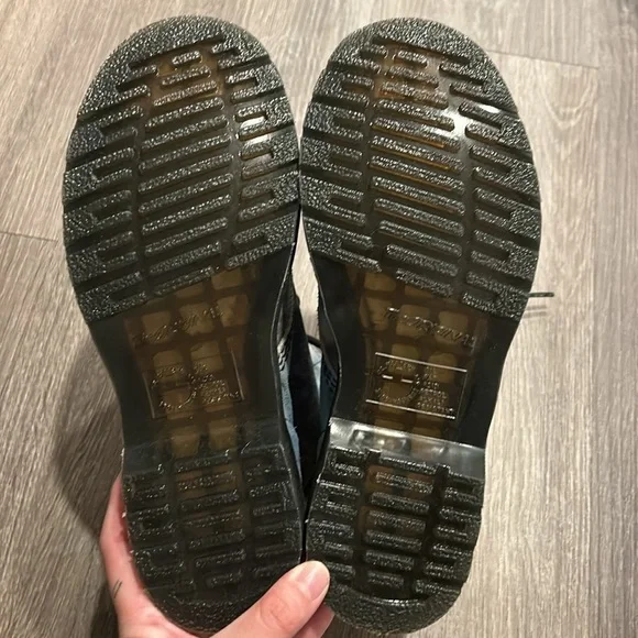 NWT Doc Martens Blue Summer Tie Dye Combat Boots Size 6 - Picture 6 of 6